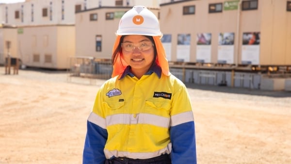 On site and in her element-1